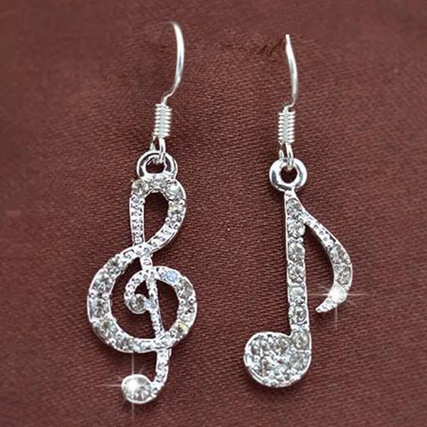 Music Dream Symbol Asymmetric Earrings