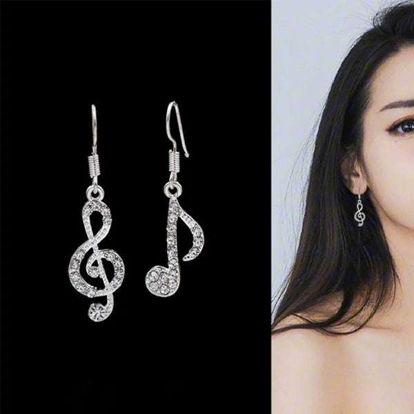 Music Dream Symbol Asymmetric Earrings