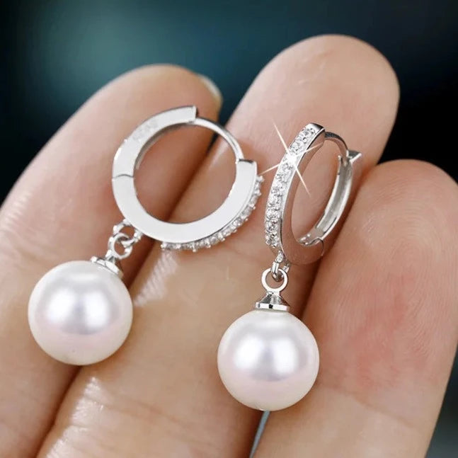 Natural Freshwater Pearl Earrings