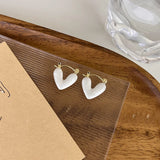 Trendy Heart Stud Earrings