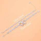 Dazzling Cubic Zirconia Chain Anklet