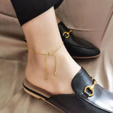 Adjustable Pull-Out Chain Anklet