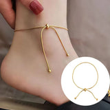 Adjustable Pull-Out Chain Anklet