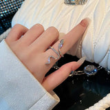 Open Snake Ring Shape Ring