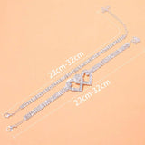 Dazzling Cubic Zirconia Chain Anklet