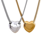 Big Heart Love Pendant Necklace