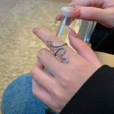 Open Snake Ring Shape Ring