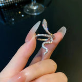 Open Snake Ring Shape Ring