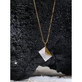 Natural  Envelope Shell Pendant Necklace