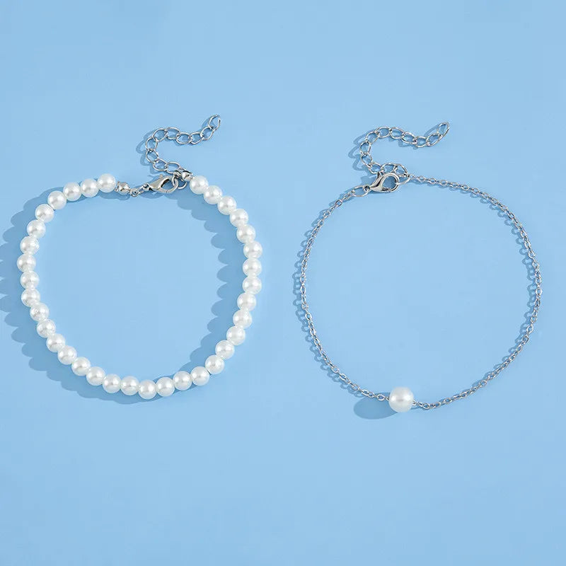 Fashion Pearl Anklet For Wome