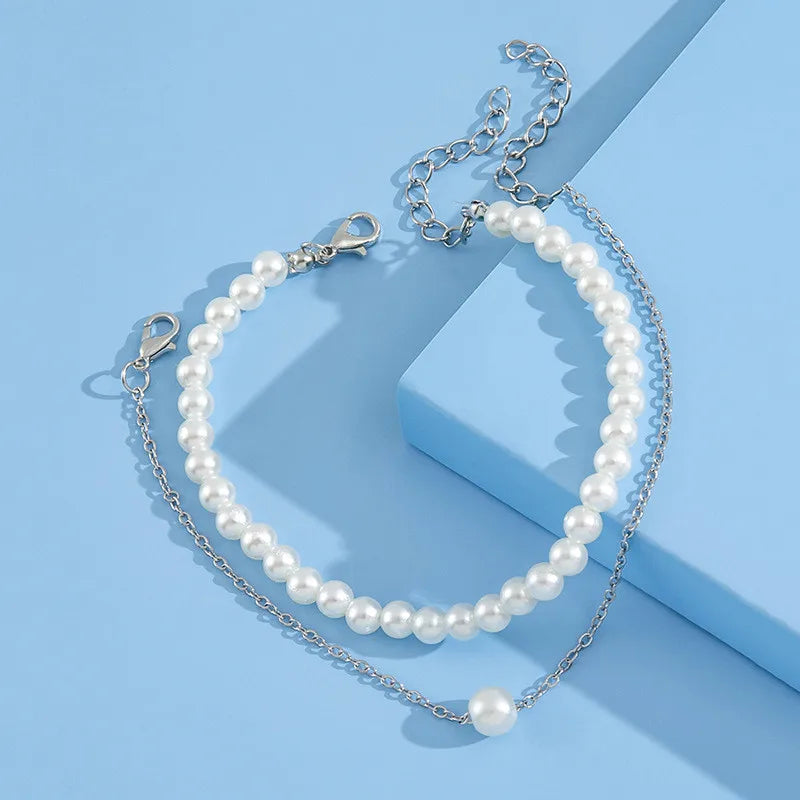 Fashion Pearl Anklet For Wome