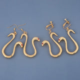 Snake Eardrop Women Ear Clip Hook