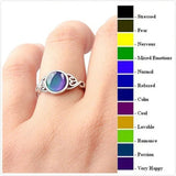 Color Changing Ring Round Emotion Feeling - JEWELGLAMOUR LTD