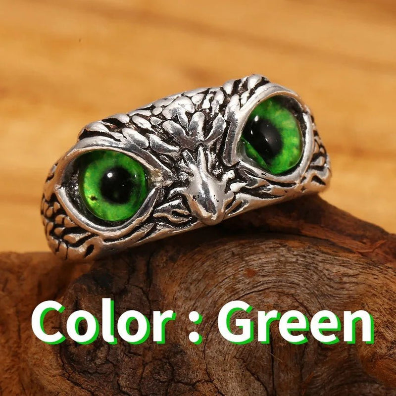 Fashion Charm Vintage Owl Ring - JEWELGLAMOUR LTD